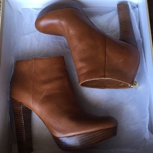 Michael Kors Stacked Heel Bootie